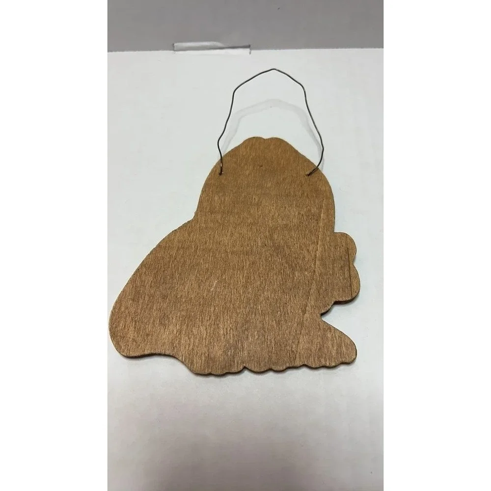 Vintage Wooden Dog Welcome‎ Sign